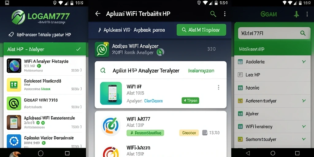 Antarmuka pengguna aplikasi LOGAM777 yang informatif dan menarik.