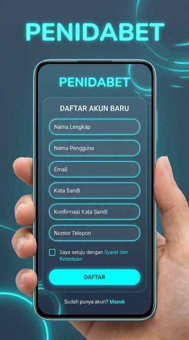 Tampilan halaman daftar penidabet